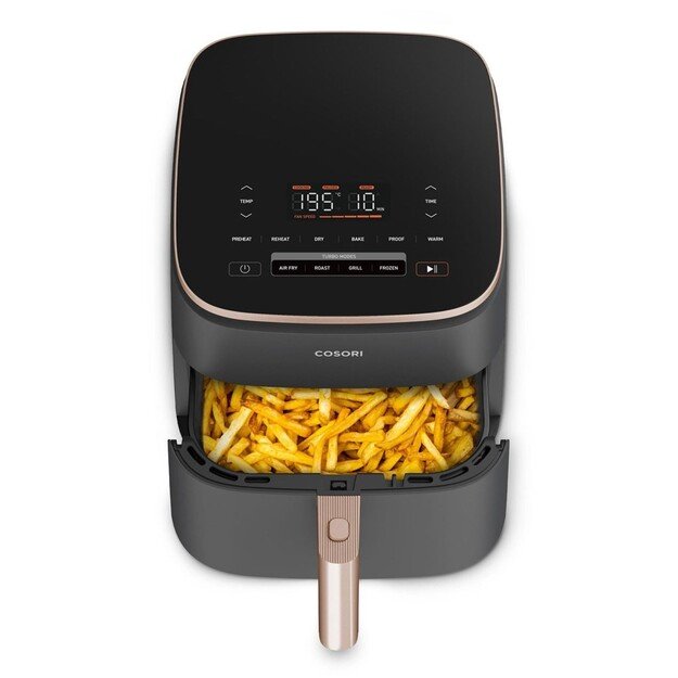 Cosori Turbo Blaze Chef Edition Single 6 L Stand-alone 1725 W Hot air fryer Black, Pink gold
