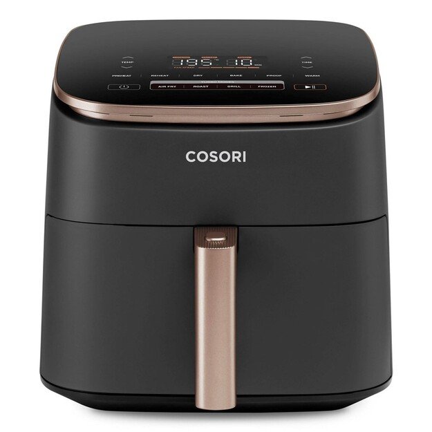Cosori Turbo Blaze Chef Edition Single 6 L Stand-alone 1725 W Hot air fryer Black, Pink gold