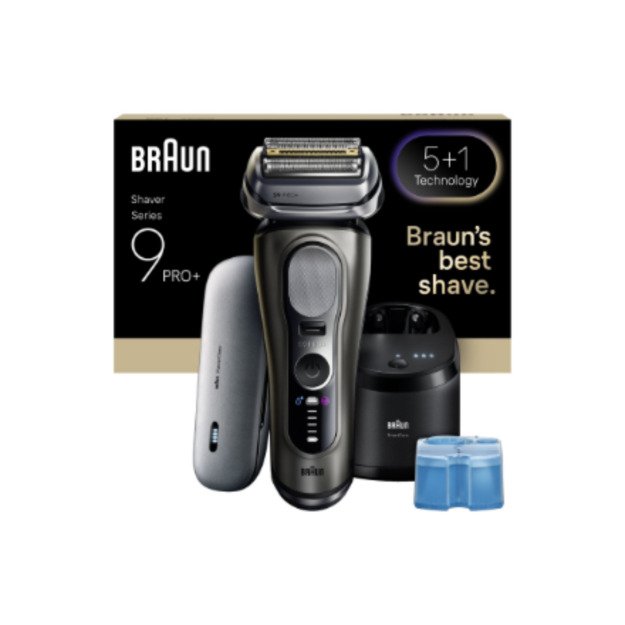 Braun Shaver | Series 9 Pro+ 9675cc | Operating time (max) 60 min | Wet & Dry | Lithium Ion | Grey