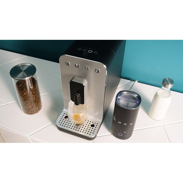 Smeg Collection Espresso Coffee Machine BCC11BLMEU Black