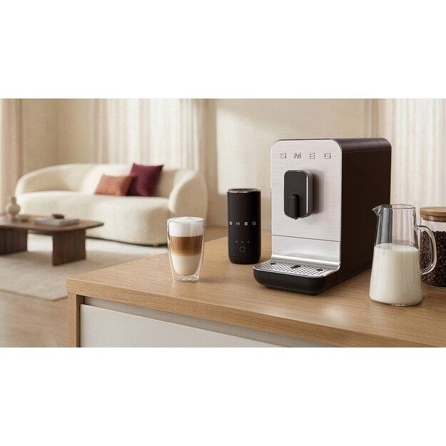 Smeg Collection Espresso Coffee Machine BCC11BLMEU Black