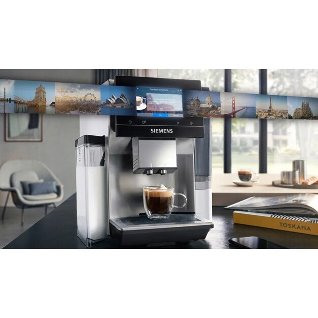 Siemens TQ715R03 EQ700 espresso machine (silver, 1500 W) 12