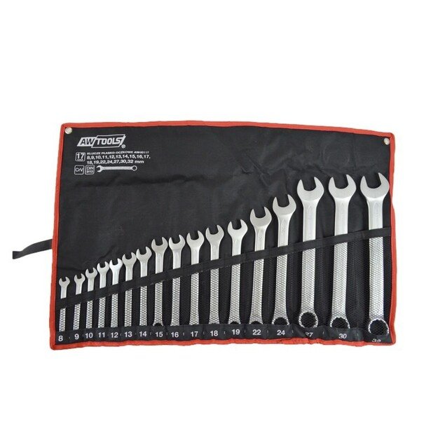 AWTOOLS COMBINATION WRENCHES SET 17 PIECES. /8mm-32mm/