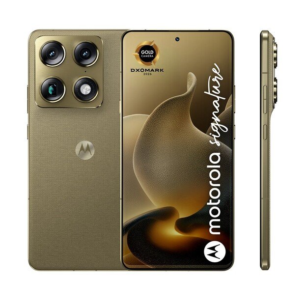 Motorola signature 17.2 cm (6.78 ) Dual SIM Android 16.0 5G USB Type-C 16 GB 512 GB 5200 mAh Gold