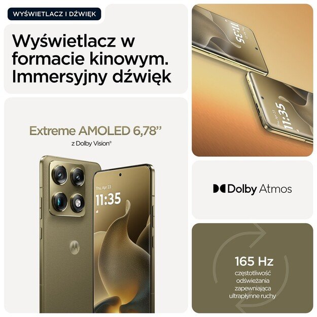 Motorola signature 17.2 cm (6.78 ) Dual SIM Android 16.0 5G USB Type-C 16 GB 512 GB 5200 mAh Gold