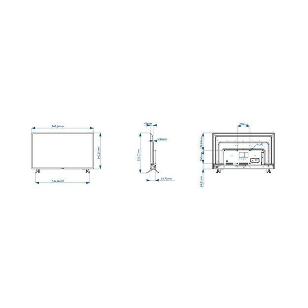 Hotel TV PHILIPS 43HFL4014/12 108.0 cm (43 )