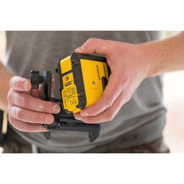 Stanley 360&deg; Cross Line Red Beam Laser Level