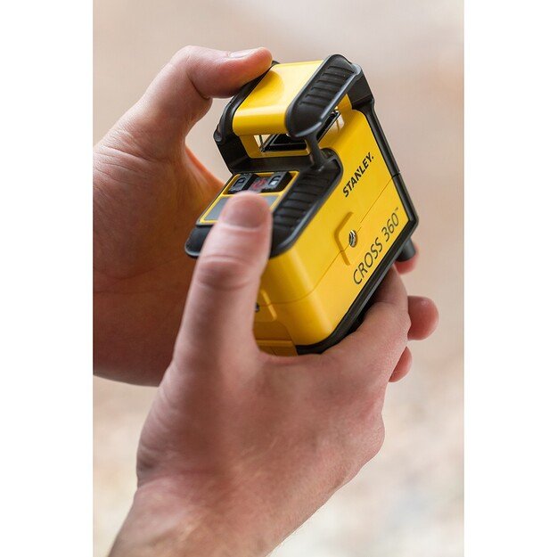 Stanley 360&deg; Cross Line Red Beam Laser Level