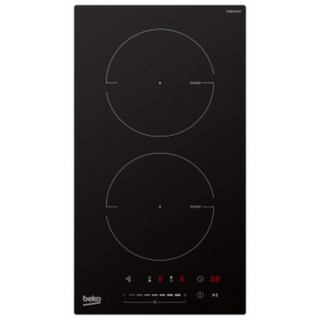 BEKO Hob | HDI32400TO | Induction | Number of burners/cooking zones 2 | Touch control | Timer | Black