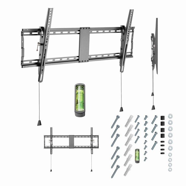 Gembird | Wall mount | WM-90T-01 | Tilt | 43-90   | Maximum weight (capacity) 70 kg | Black
