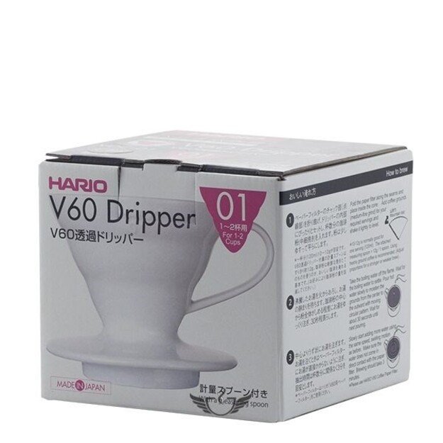 &bdquo;Hario Ceramic&ldquo;  V60-01 balta