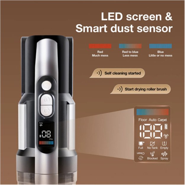 Jimmy Vacuum cleaner and washer | PW11 | Cordless operating | Washing function | 400 W | 21.6 V | Operating time (max) 75 min |  4