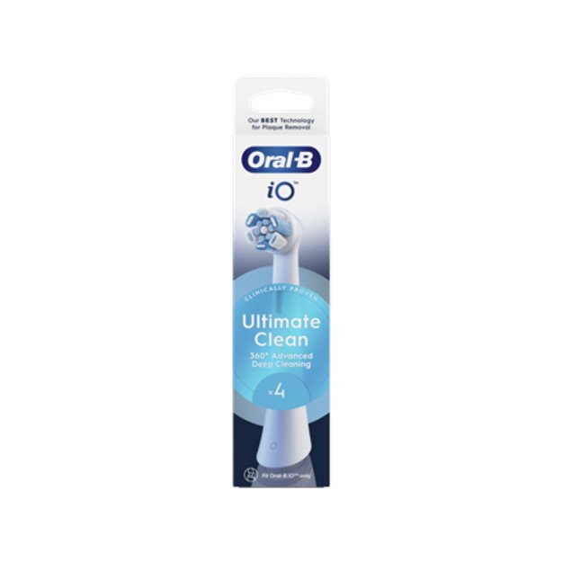 Oral-B Replaceable toothbrush heads iO UltimateClean for adults White, 4 pcs 1