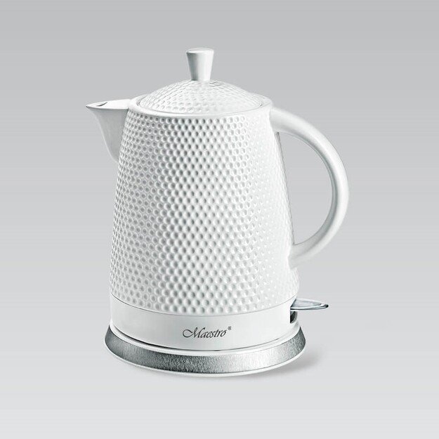 Virdulys ceramiczny 1,5L 1500WMR-069-WHITE MAESTRO 3