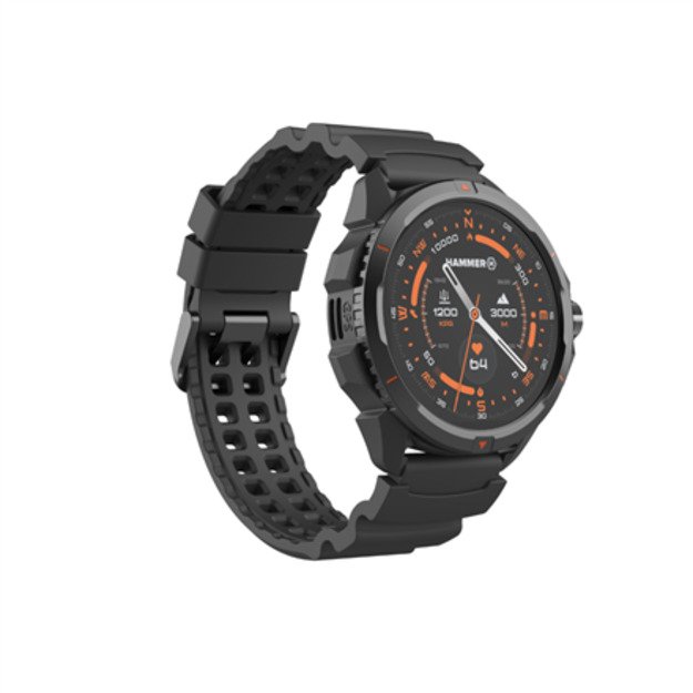 Hammer Watch 2 | Smart watch | GPS (satellite) | AMOLED | 1.5  | Waterproof | Black 10
