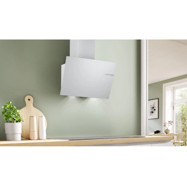Bosch Serie 6 DWK65DK20 cooker hood Wall-mounted White 430 m3/h A 6