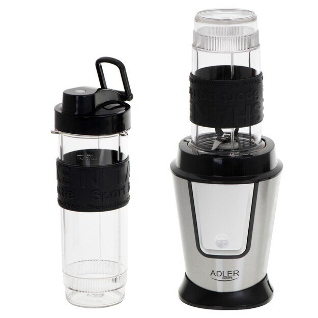 Adler | Blender | AD 4081 | Tabletop | 800 W | Jar material BPA Free Plastic | Jar capacity 0.4 + 0.57 L | Ice crushing | Black 5