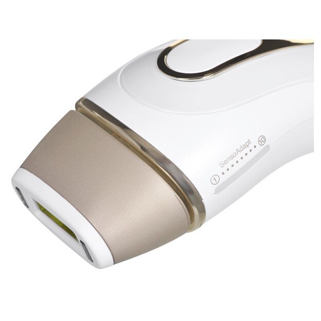 Braun Silk-expert Pro 5 Epilator | PL5052 | Bulb lifetime (flashes) 400.000 | Number of power levels 10 | White/Gold