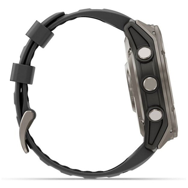 Garmin fēnix 8 Pro 3.56 cm (1.4 ) AMOLED 51 mm Digital 454 x 454 pixels Touchscreen Graphite, Titanium Wi-Fi GPS (satellite)