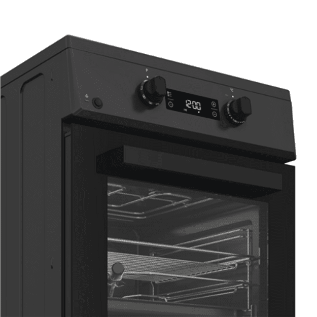 Whirlpool Cooker | W5I8LCSTA | Hob type Induction | Oven type Electric | Anthracite | Width 50 cm | Depth 60 cm | 60 L