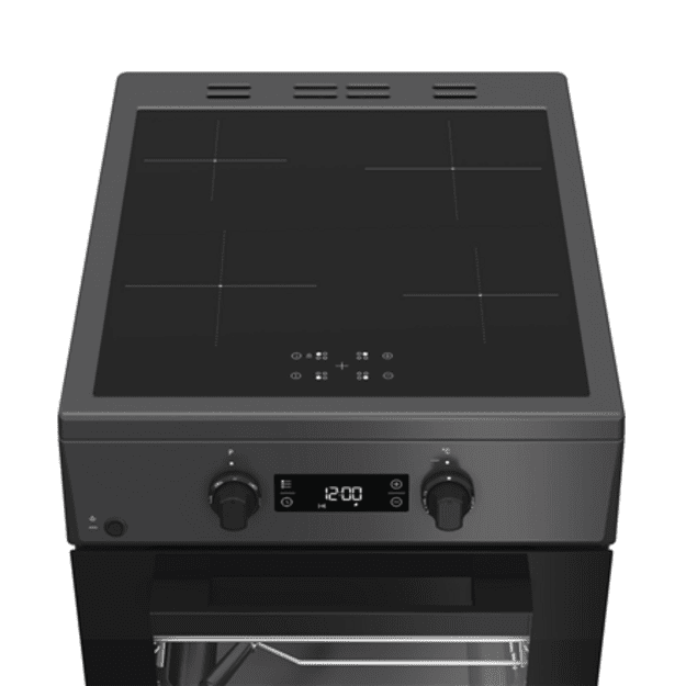 Whirlpool Cooker | W5I8LCSTA | Hob type Induction | Oven type Electric | Anthracite | Width 50 cm | Depth 60 cm | 60 L