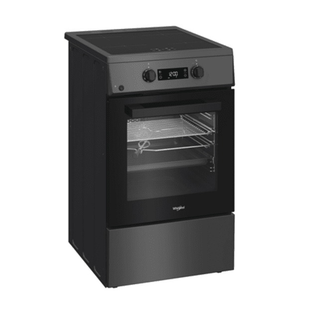 Whirlpool Cooker | W5I8LCSTA | Hob type Induction | Oven type Electric | Anthracite | Width 50 cm | Depth 60 cm | 60 L