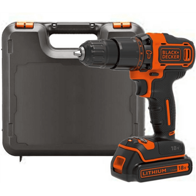 Black&Decker 18V 2G Hammer w 400mA ch in Kitbox BDCHD18K-QW | BLACK & DECKER