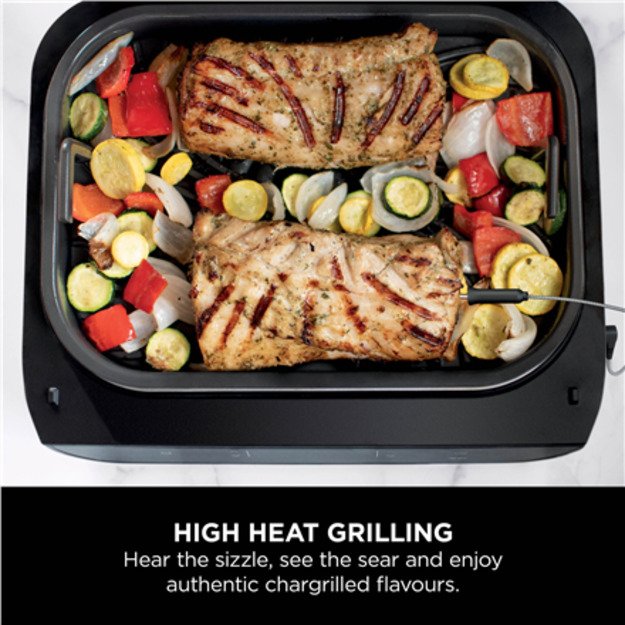 NINJA | 6-in-1 MAX Grill and Air Fryer | DG551EU | 3.8 L | Number of programs 6 | Silver/Black 4