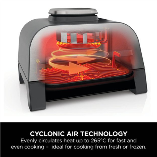 NINJA | 6-in-1 MAX Grill and Air Fryer | DG551EU | 3.8 L | Number of programs 6 | Silver/Black 3