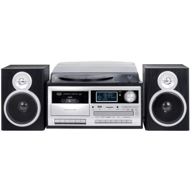 Plok&scaron;telių grotuvas Trevi TT 1072 DAB Wood DAB USB 2