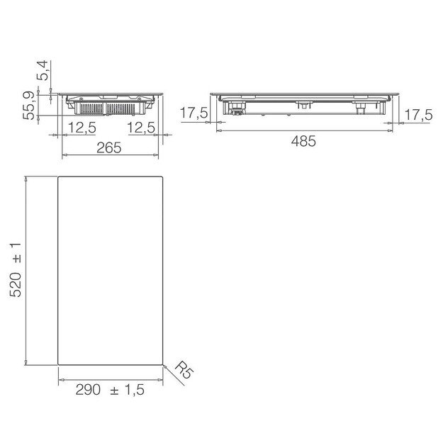 Kaitlentė ELICA PRIMIS 302 BL 2