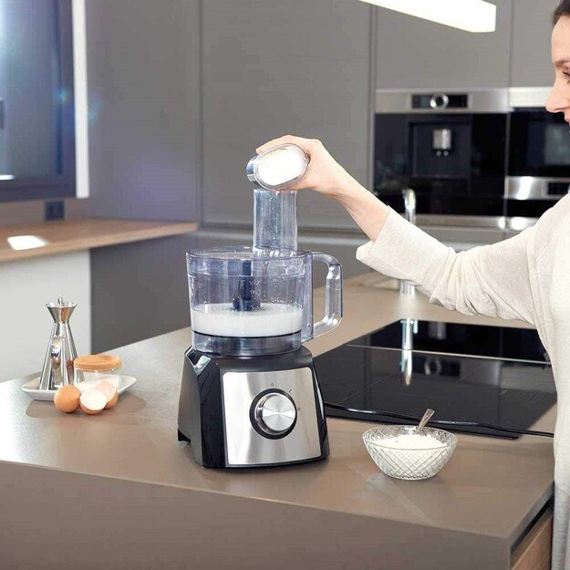Black & Decker BXFPA1200E food processor 1200 W 1.5 L Black, Stainless steel