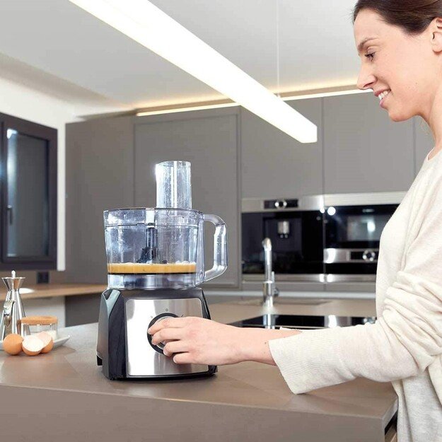 Black & Decker BXFPA1200E food processor 1200 W 1.5 L Black, Stainless steel