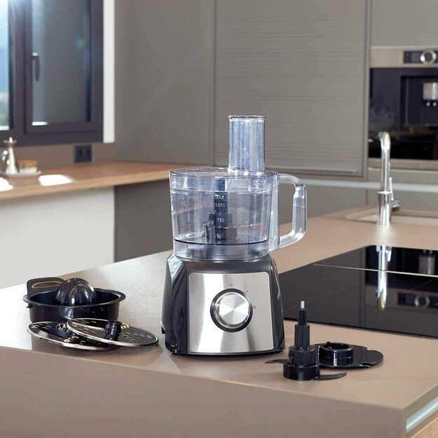 Black & Decker BXFPA1200E food processor 1200 W 1.5 L Black, Stainless steel