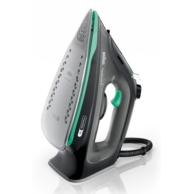 BRAUN SI5277GR Steam Iron Black and Green