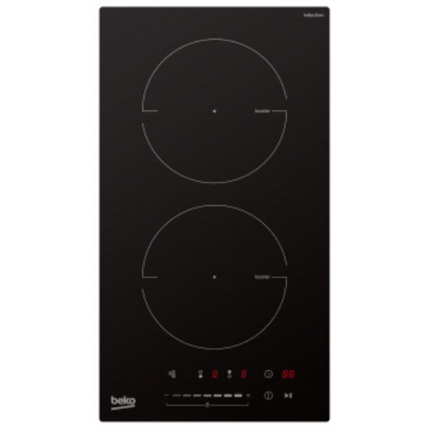BEKO Hob | HDI32400TO | Induction | Number of burners/cooking zones 2 | Touch control | Timer | Black 1