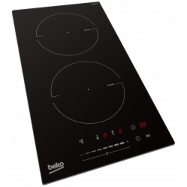 BEKO Hob | HDI32400TO | Induction | Number of burners/cooking zones 2 | Touch control | Timer | Black 2
