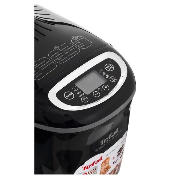 TEFAL | Bread Maker | PF611838 | Power 1600 W | Number of programs 19 | Display LCD | Black