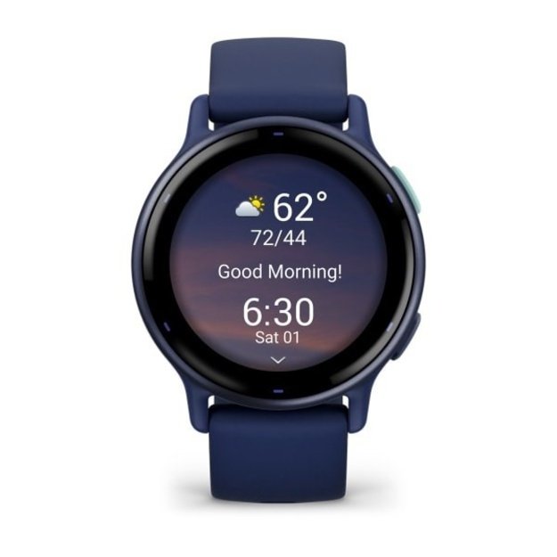 Garmin Vivoactive 5 3.05 cm (1.2 ) AMOLED Digital 390 x 390 pixels Touchscreen Blue Wi-Fi GPS (satellite)