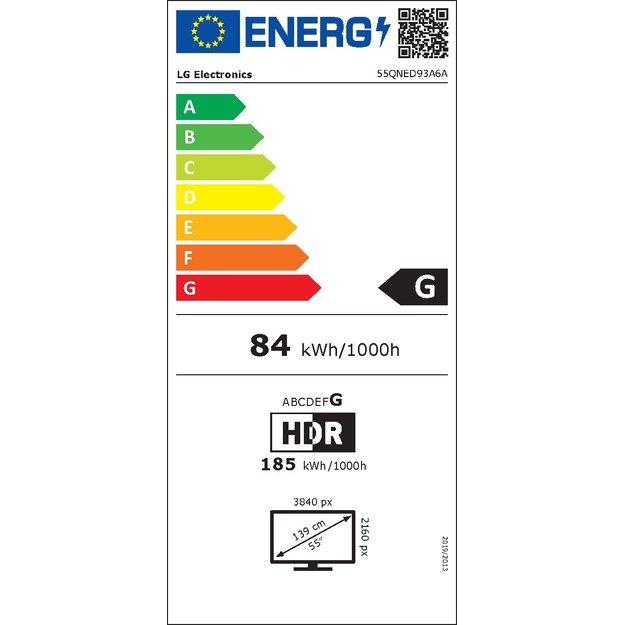 LG QNED evo AI 55QNED93A6A 139.7 cm (55 ) 4K Ultra HD Smart TV Wi-Fi Black