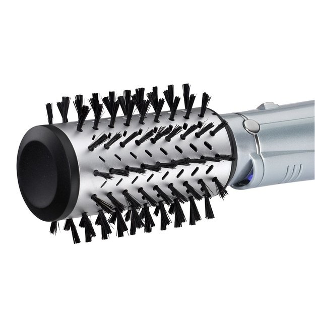 BaByliss Hydro-Fuison Hydro Fusion Air Styler Hot air brush Warm Aqua color, Black, Metallic 700 W 98.4  (2.5 m)