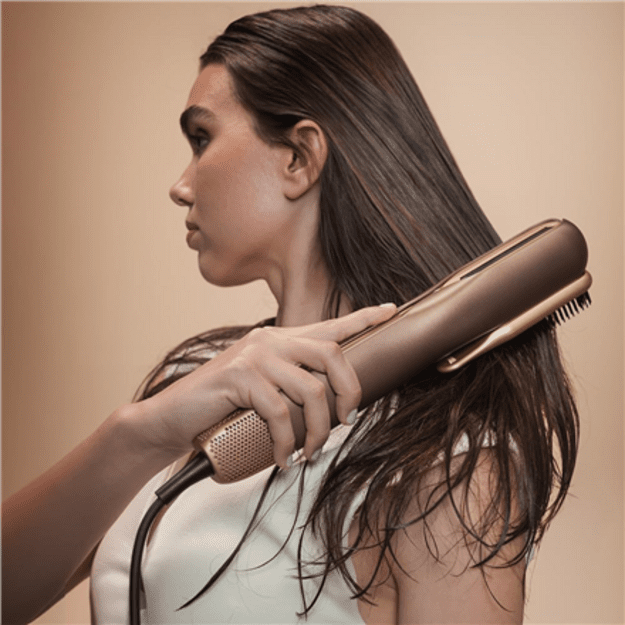 Cecotec Air Straightener | AirLisse 2in1 ForceDry Champagne | Ceramic heating system | Number of heating levels 4 | 1000 W | Bei