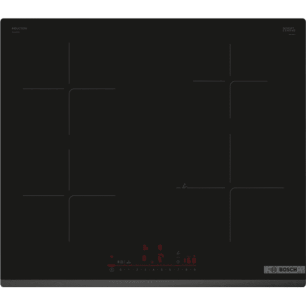 Bosch | Hob | PIE63KHC1Z | Induction | Number of burners/cooking zones 4 | Touch | Timer | Black