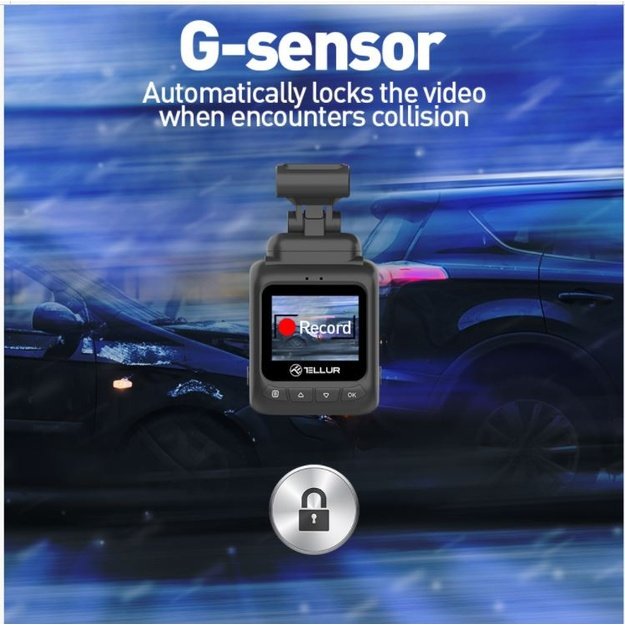 Tellur Dash Patrol DC1 FullHD 1080P black