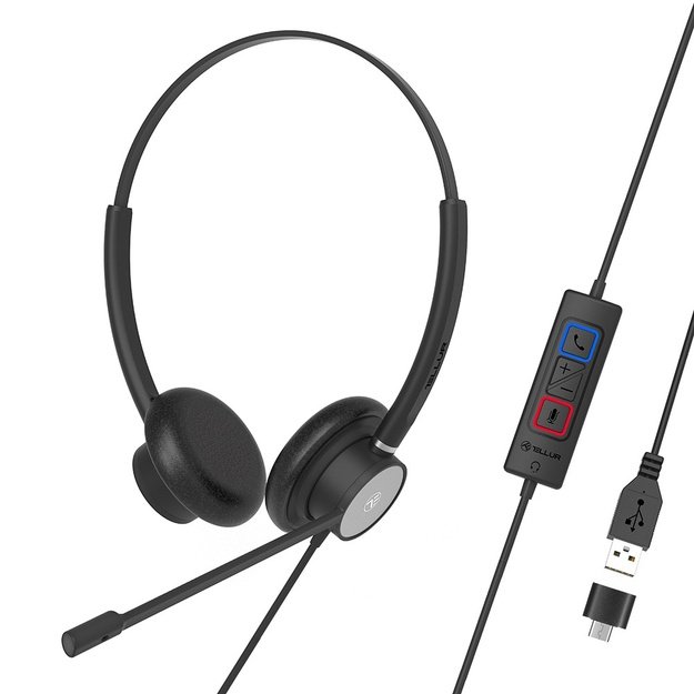 Tellur Voice 320 wired headset binaural black