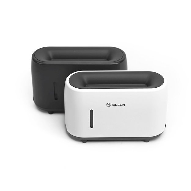 Tellur Flame aroma diffuser 240ml, 12 hours, remote control, white