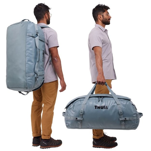 Thule | 90L Bag | Chasm | Duffel | Waterproof | Pond Gray