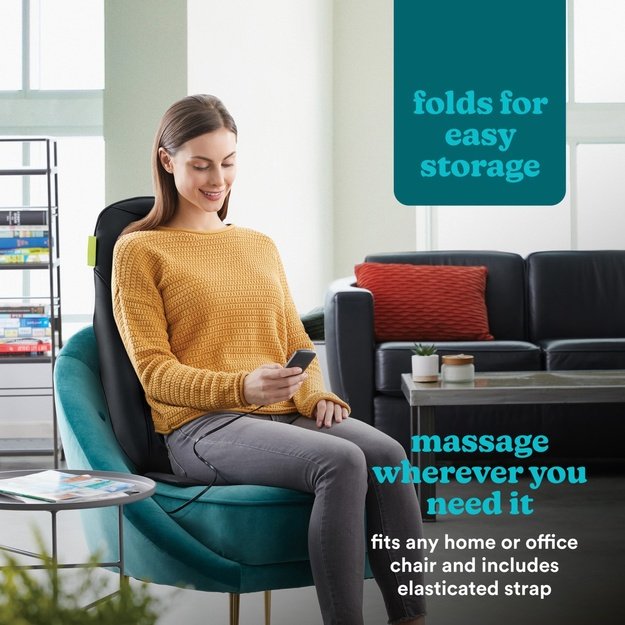 Homedics SBM-65H-EU Shiatsu Experience Back Massager + Heat