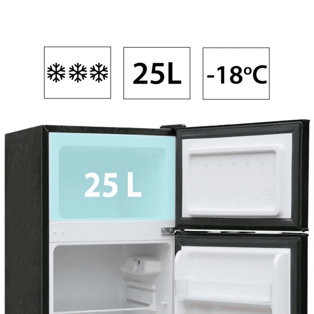 Manta MM545DBK Fridge 88L Black