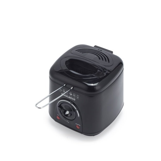 Progress EK2969PBLKVDE Compact Deep Fat Fryer